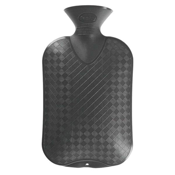 FASHY Hot Water Bottle Plain Grey 2L (Large)-Matakana Pharmacy