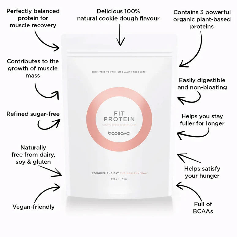 Image of Fit Protein Cookie Dough Flavour benefits