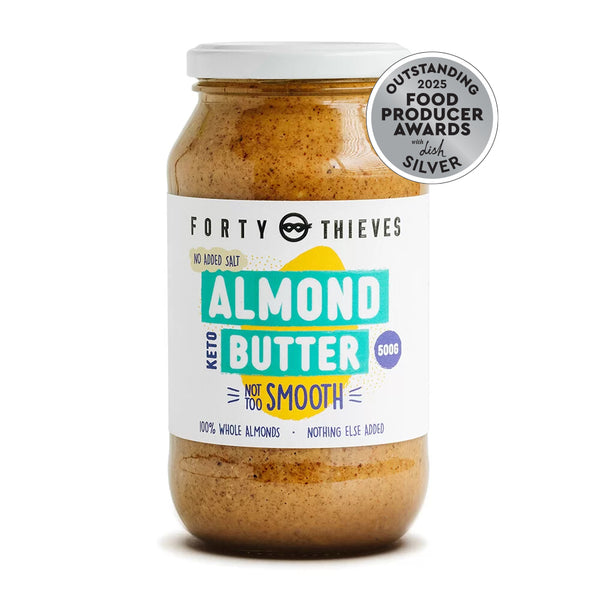 Almond Butter Smooth 500g, front of the jar