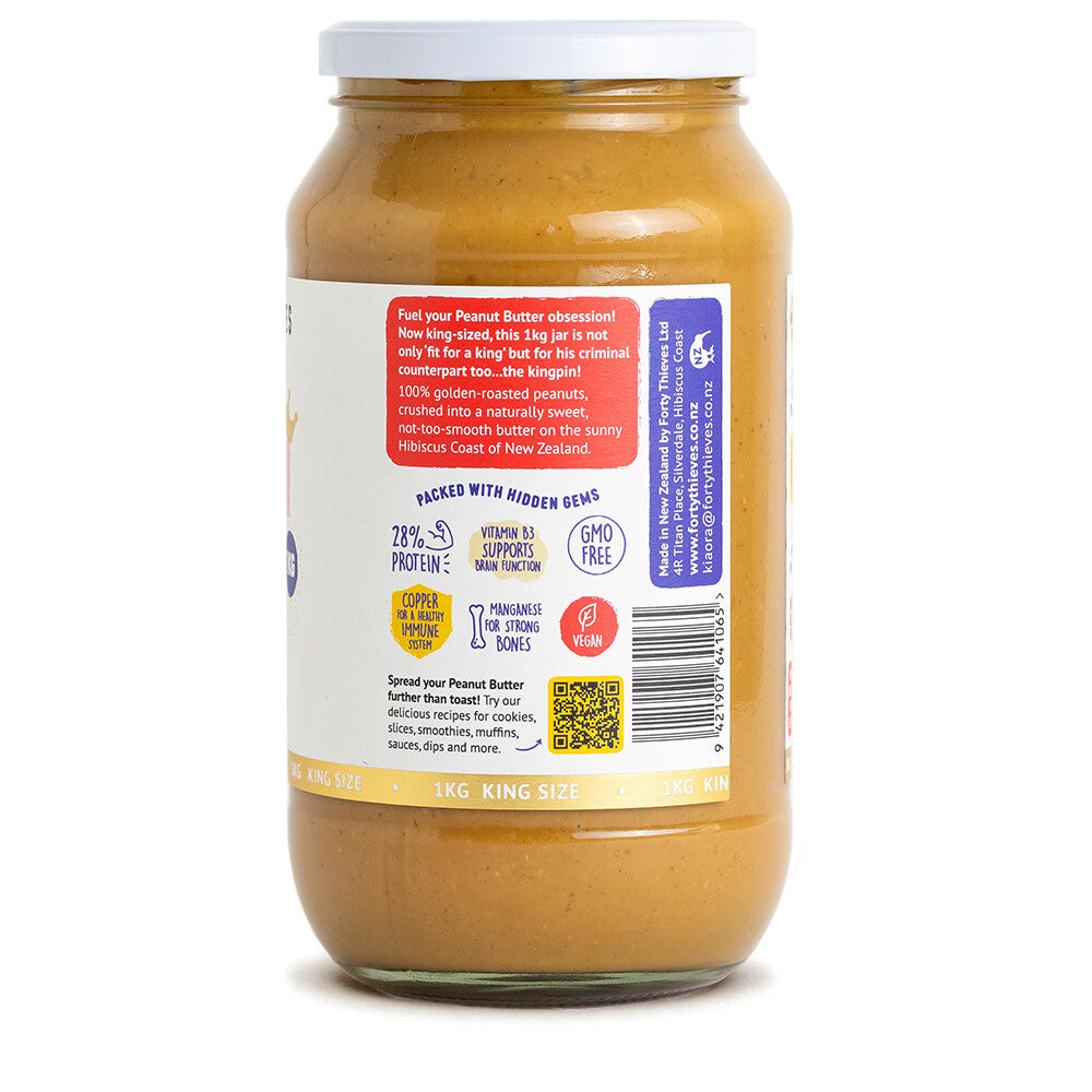 Peanut Butter Smooth 1kg being served