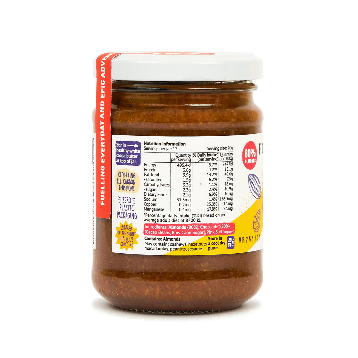 Scorched Almond with Organic Cocoa 235g, view 3