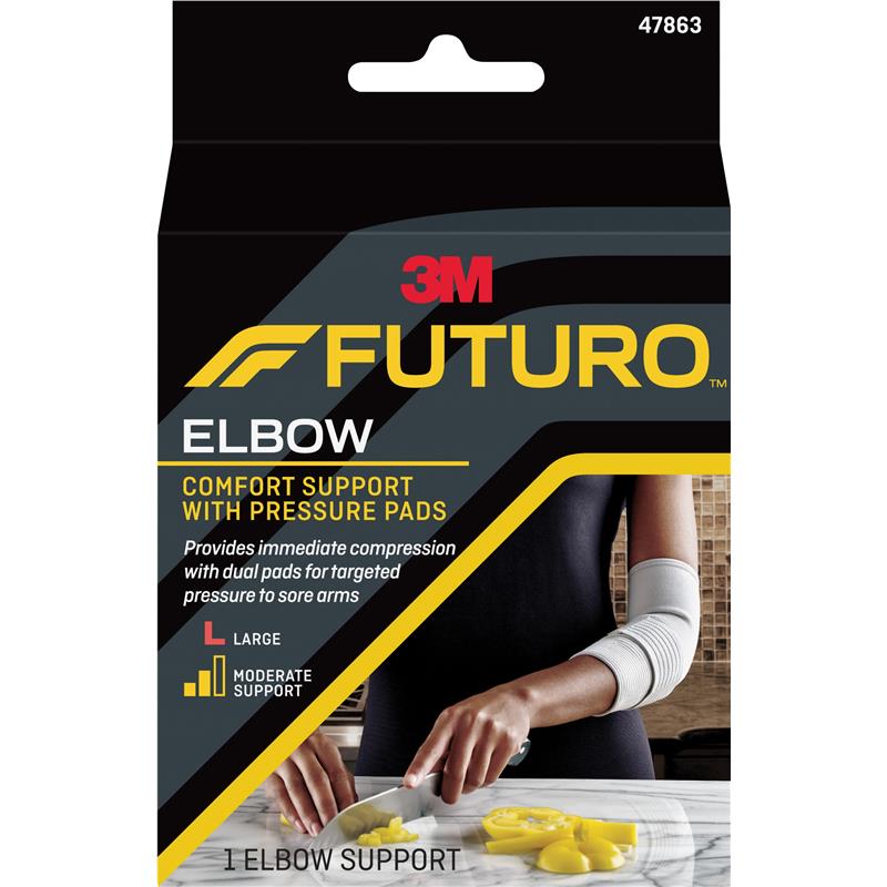 FUTURO Comfort Elbow Support + Pressure Pads L-Matakana Pharmacy