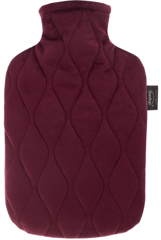 Hot Water Bottle Plush Cover Purple 2l-FASHY-Matakana Pharmacy