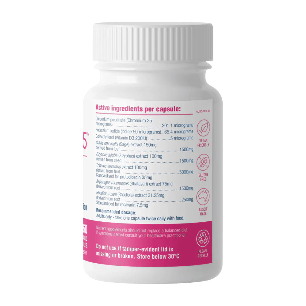 Femme 365 Menopause Relief 60 Capsules-SeipelHealth-Matakana Pharmacy