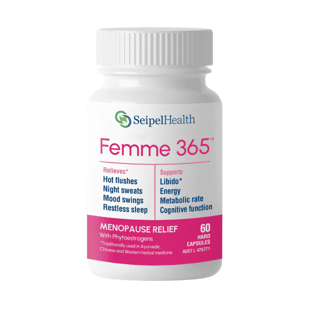 Femme 365 Menopause Relief 60 Capsules-SeipelHealth-Matakana Pharmacy