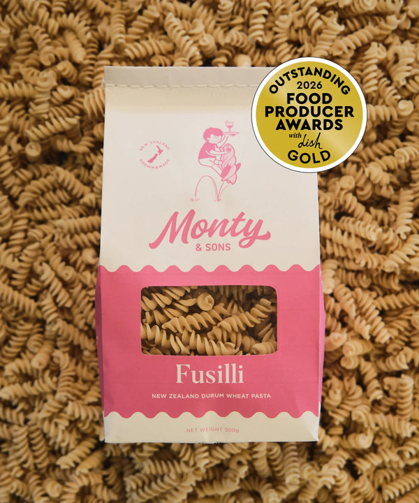 Fusilli | New Zealand Durum Wheat Pasta 500g-Monty & Sons-Matakana Pharmacy