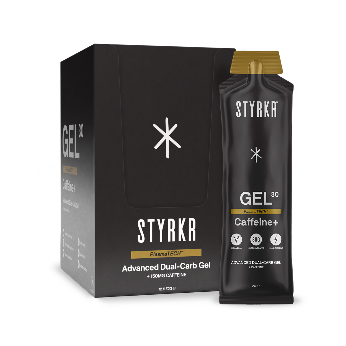 Styrkr Gel GEL30 Caffeine Dual-Carb Energy Gel Cola