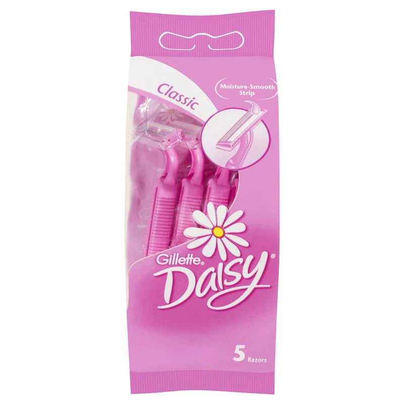 GILLETTE Venus Daisy Classic Disposable Razor 5's-Matakana Pharmacy