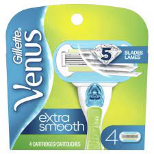 GILLETTE Venus Extra Smooth Cart 4's-Matakana Pharmacy