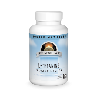 Image of serene science L-Theanine 200mg 60 tablets