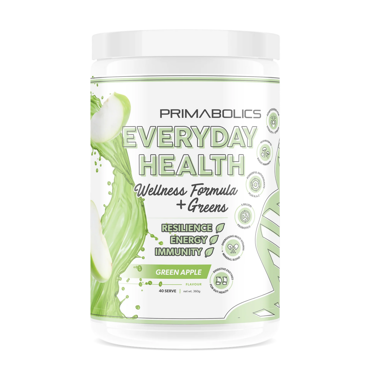 Everyday Health Green Apple 40 Serves-Primabolics-Matakana Pharmacy