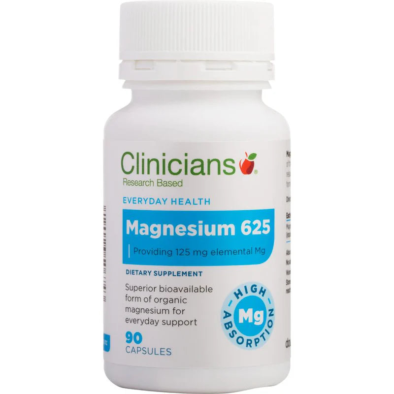 Magnesium 625 90 Capsules | Clinicians-Clinicians-Matakana Pharmacy