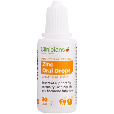 CLINICIANS Zinc Oral Drops 1mg 30ml-Clinician's-Matakana Pharmacy