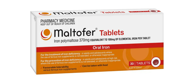 Maltofer Oral Iron Tablets 30s-Maltofer-Matakana Pharmacy