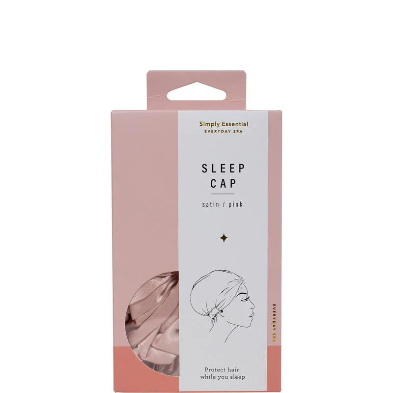 Sleep Cap Satin Pink-Simply Essentials-Matakana Pharmacy