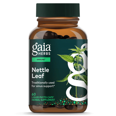 Gaia Herbs Nettle Leaf, front of pack