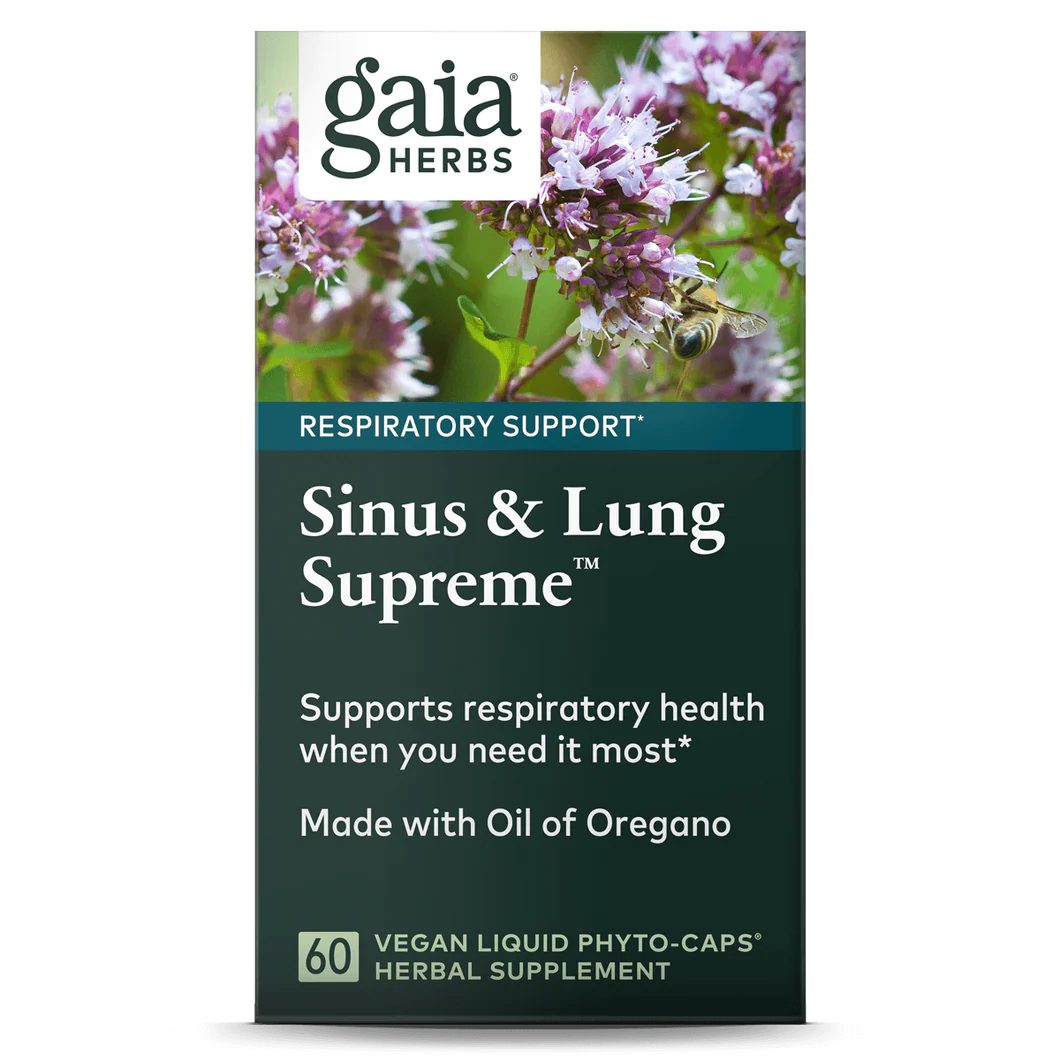 Gaia Herbs Sinus & Lung Supreme, product photo