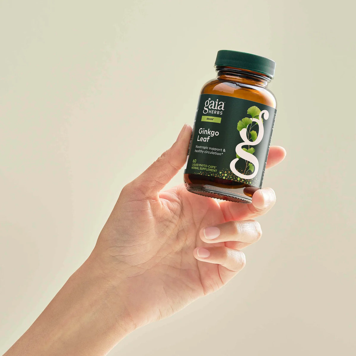 Gaia Herbs Ginkgo Leaf, product photo