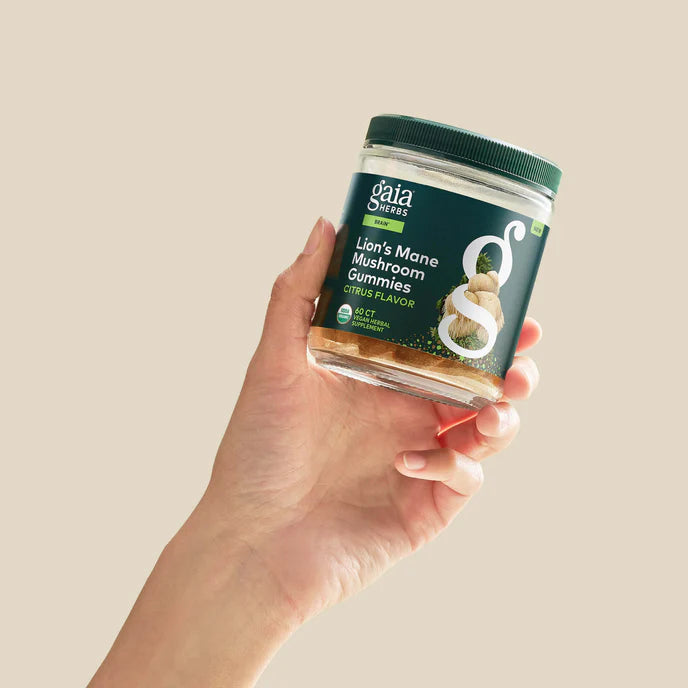 Gaia Herbs Lion's Mane Gummies, product photo