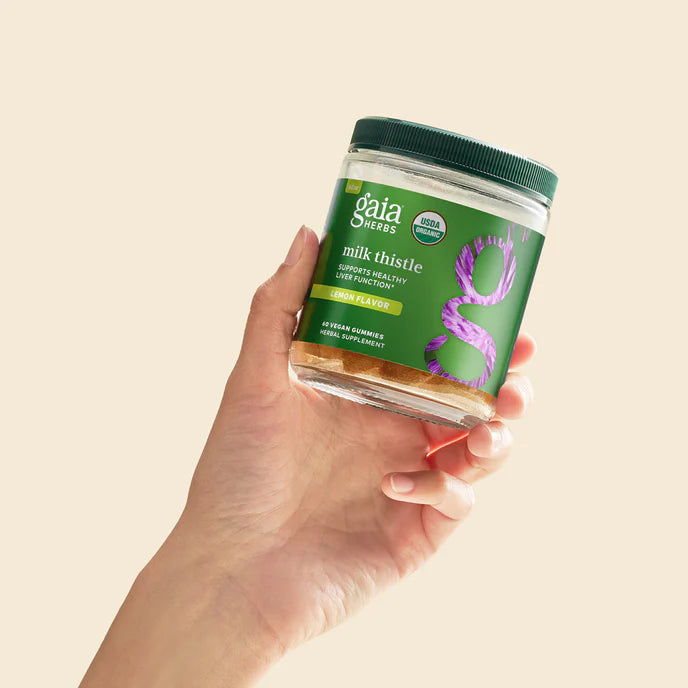 Gaia Herbs Milk Thistle Gummies, product photo