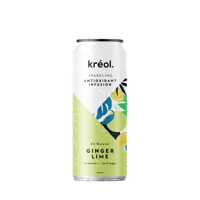 Antioxidant Infusion Ginger Lime 330ml-KREOL-Matakana Pharmacy