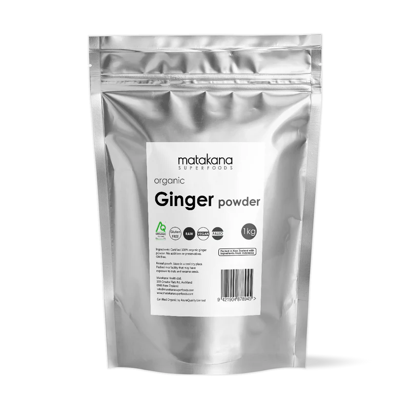 Ginger Powder Organic 1kg-Matakana Superfoods-Matakana Pharmacy