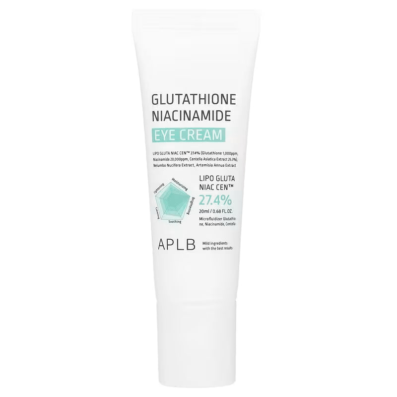 Glutathione Niacinamide Eye Cream 20ml-APLB-Matakana Pharmacy