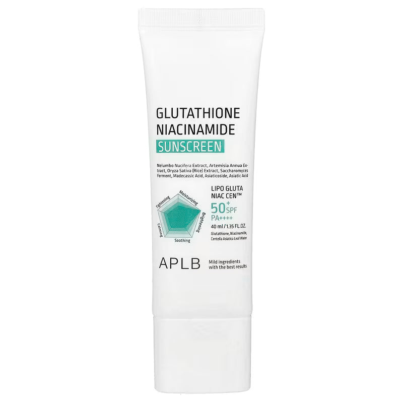 Glutathione Niacinamide Sunscreen SPF50+ PA++++ 40ml-APLB-Matakana Pharmacy