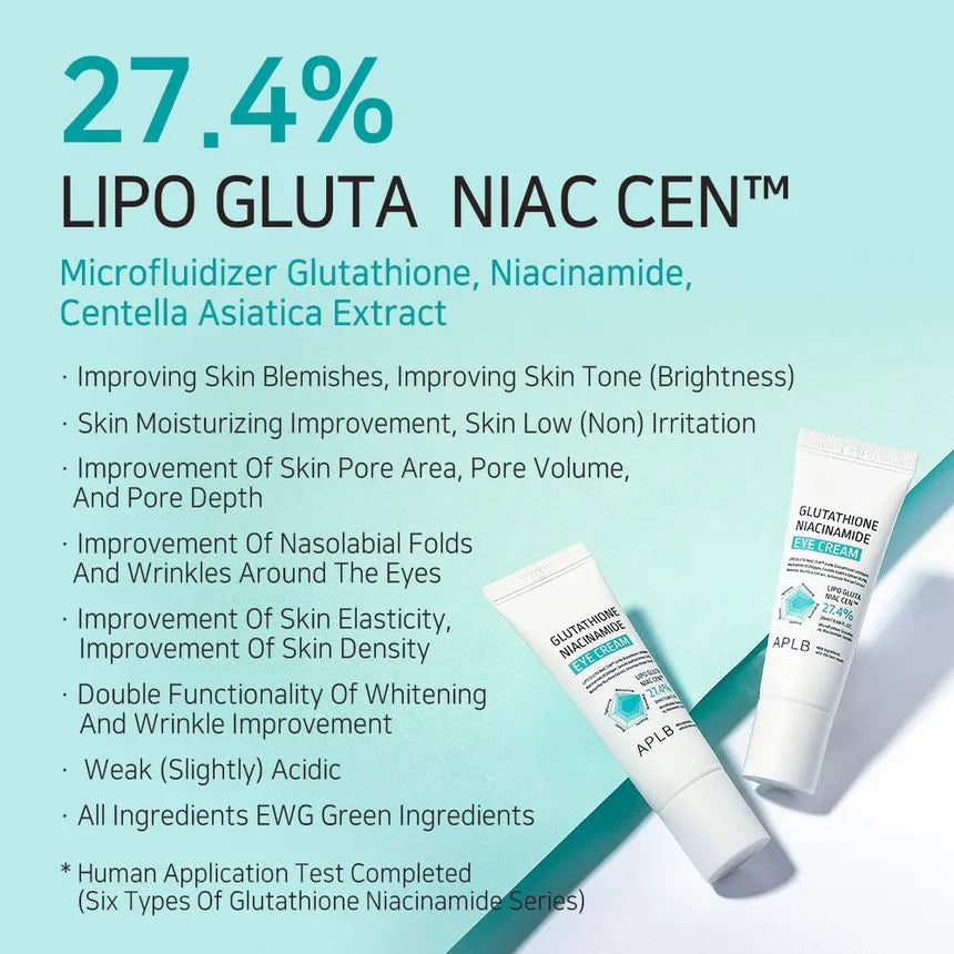 Glutathione Niacinamide Eye Cream 20ml-APLB-Matakana Pharmacy