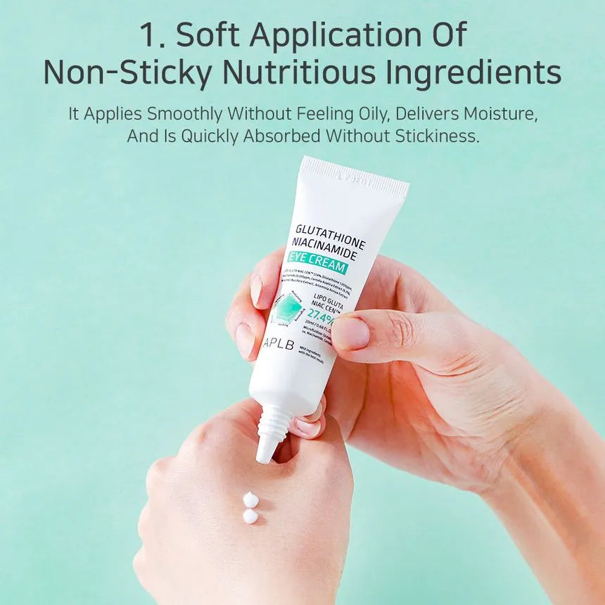 Glutathione Niacinamide Eye Cream 20ml-APLB-Matakana Pharmacy