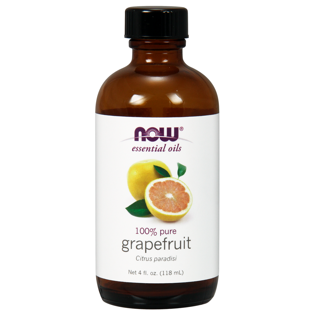 NOW Essential Oil 100% Pure Grapefruit 118ml-NOW Supplements-Matakana Pharmacy