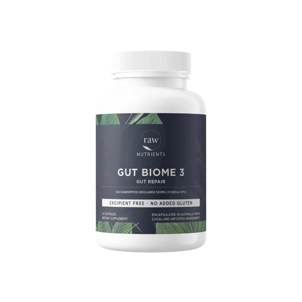 Gut Biome 3 60 Capsules-Raw Nutrients-Matakana Pharmacy