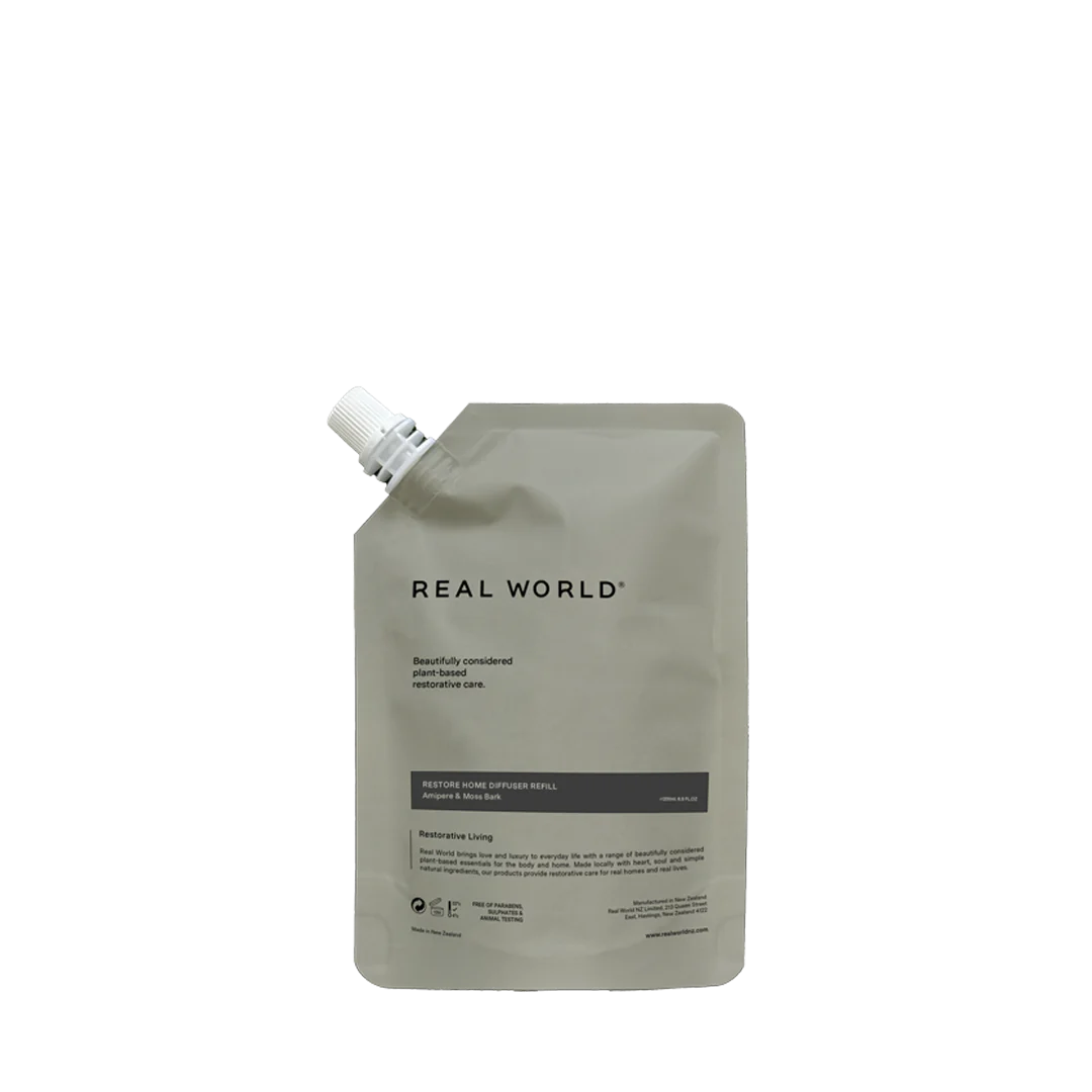 Amipere & Moss Bark Diffuser Refill 300ml-Real World-Matakana Pharmacy