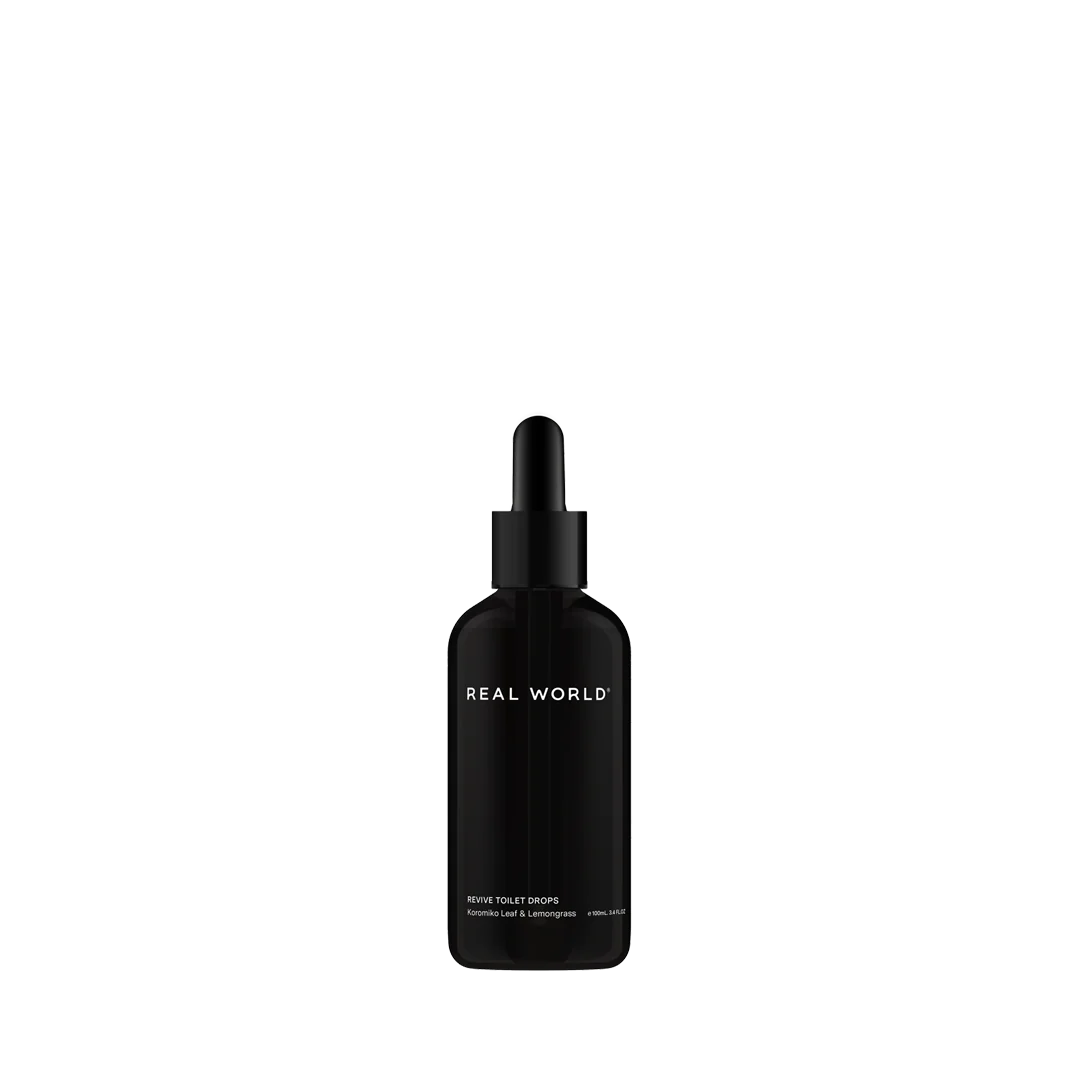 Koromiko Leaf & Lemongrass Toilet Drops 100ml-Real World-Matakana Pharmacy