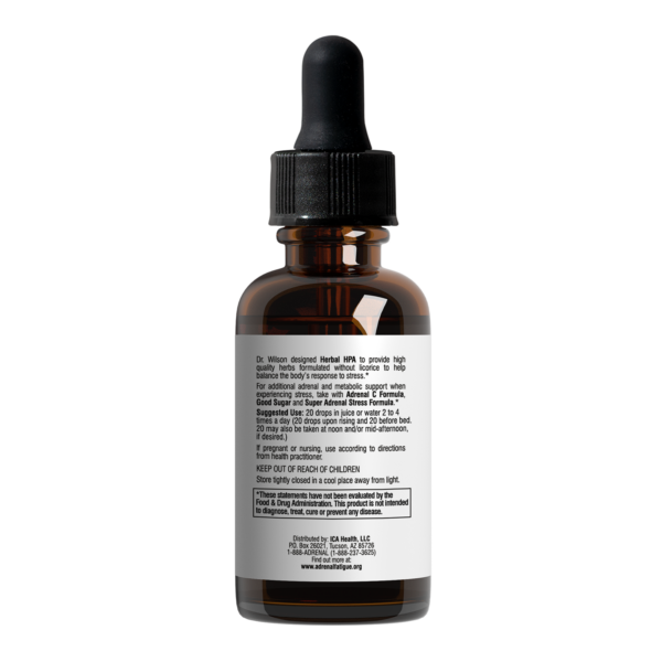 Image of Herbal HPA - Liquorice Free 30ml suggested use
