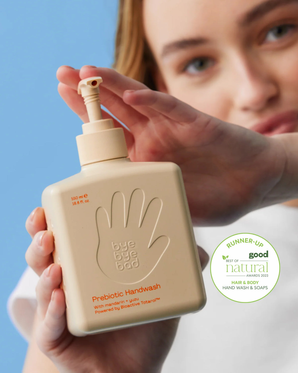Hand Wash | Aloe Vera & Mint 550ml-byebyebad-Matakana Pharmacy
