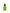 Green liquid dropper bottle with black cap on a light gray background