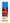 Image of blue hair spray