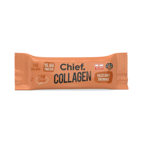 Collagen Protein Bar Hazelnut Brownie 45g-Chief-Matakana Pharmacy