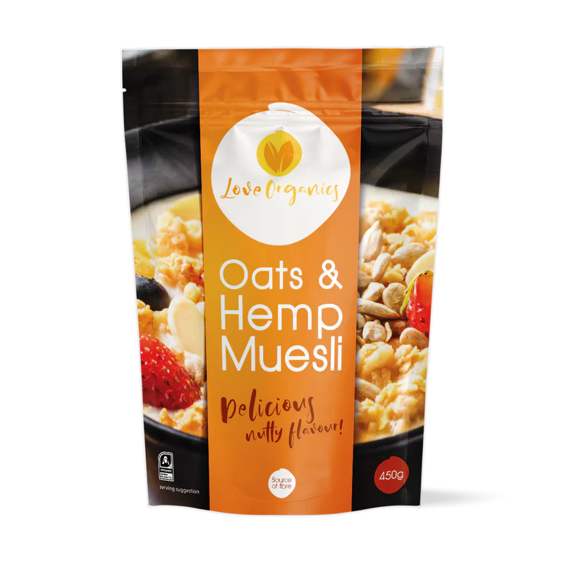 Image of Love Organics Hemp Muesli with Oats 450g