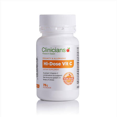 Hi-Dose Vitamin C Powder 75g | Clinicians-Clinicians-Matakana Pharmacy