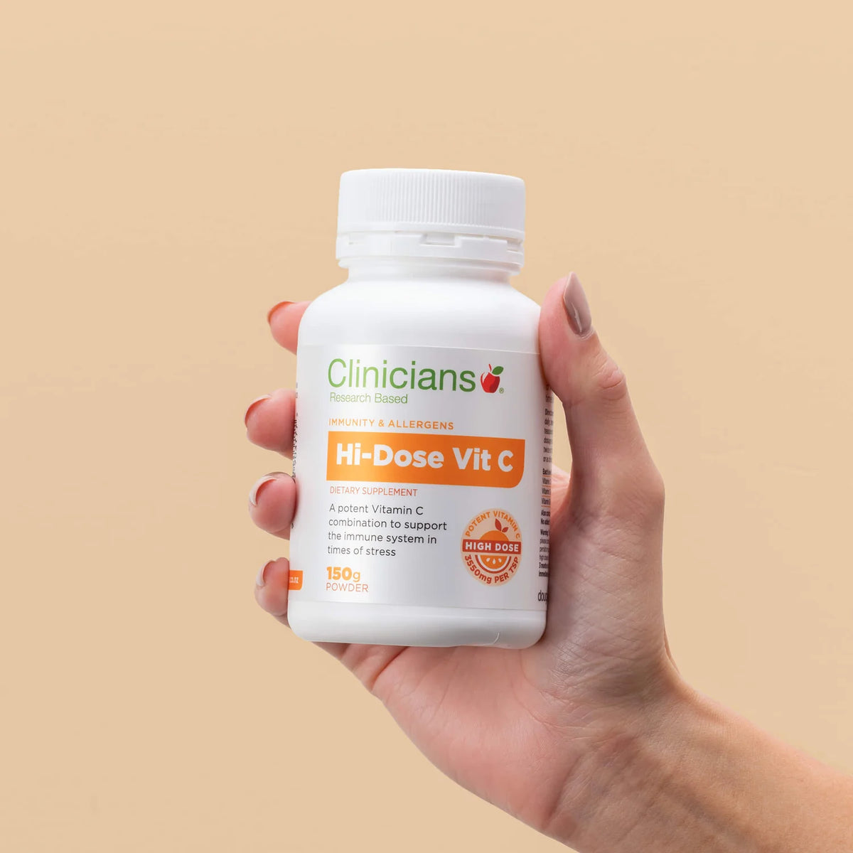 Hi-Dose Vitamin C Powder 150g | Clinicians-Clinicians-Matakana Pharmacy