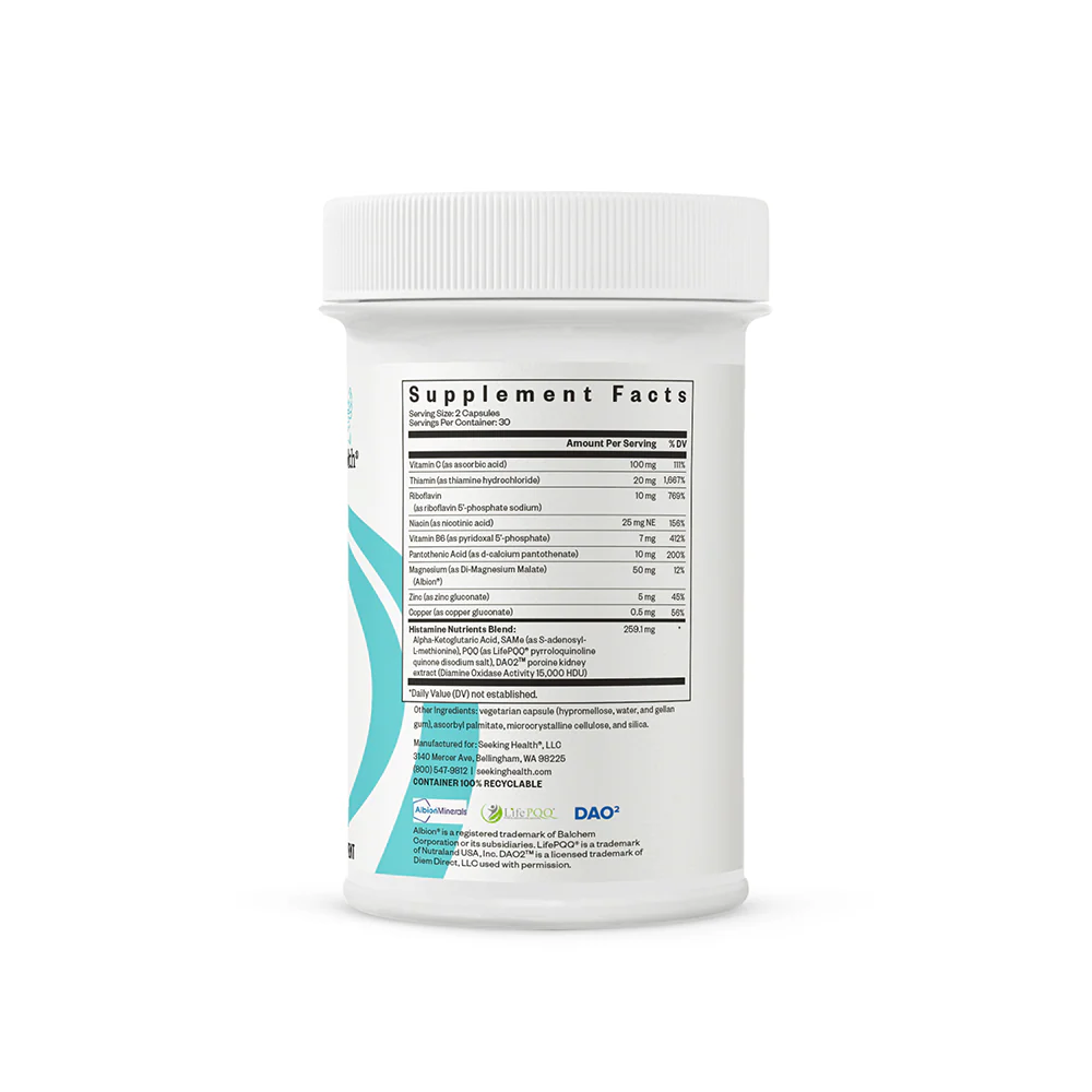 Histamine Nutrients 60 Capsules-Seeking Health-Matakana Pharmacy