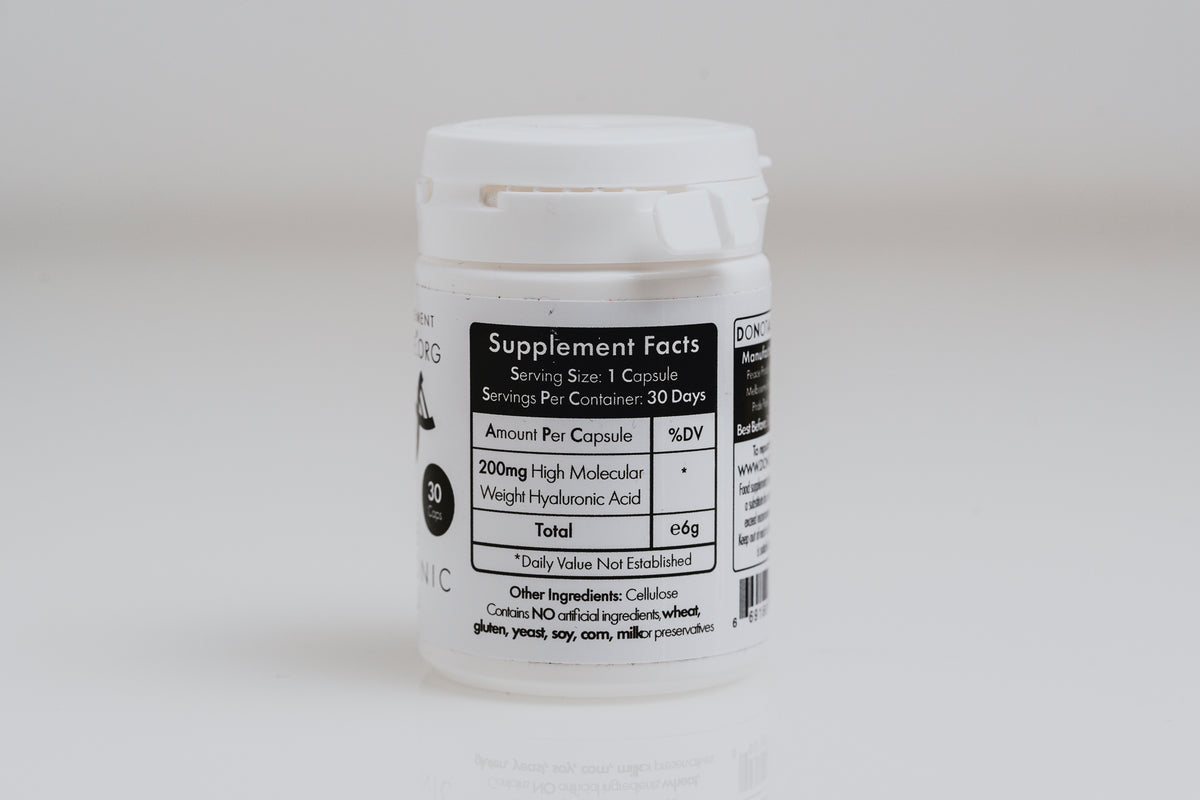 Pure Hyaluronic Acid 30 Capsules-Do Not Age Supplements-Matakana Pharmacy