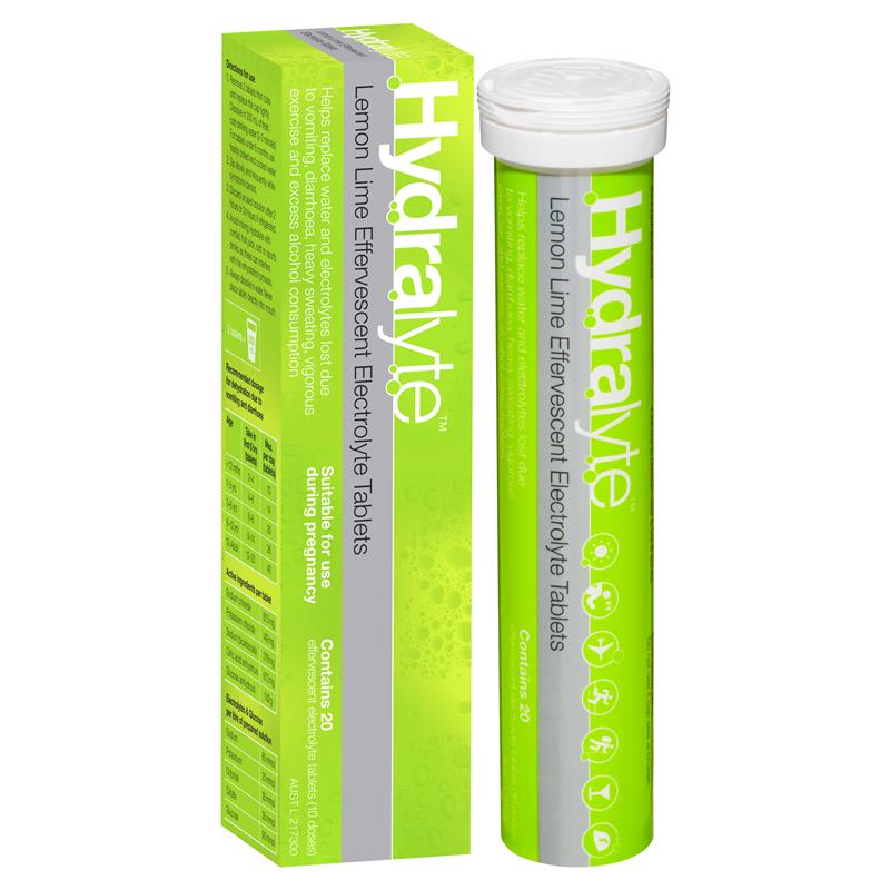 Image of Hydralyte Lemon Lime 20s