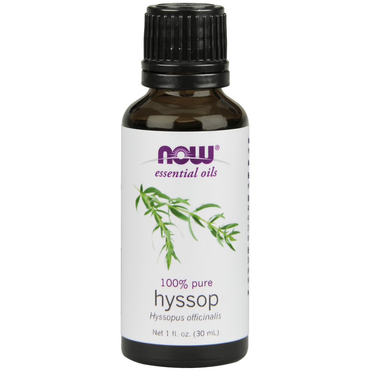 NOW Essential Oil 100% Pure Hyssop 30ml-NOW Supplements-Matakana Pharmacy