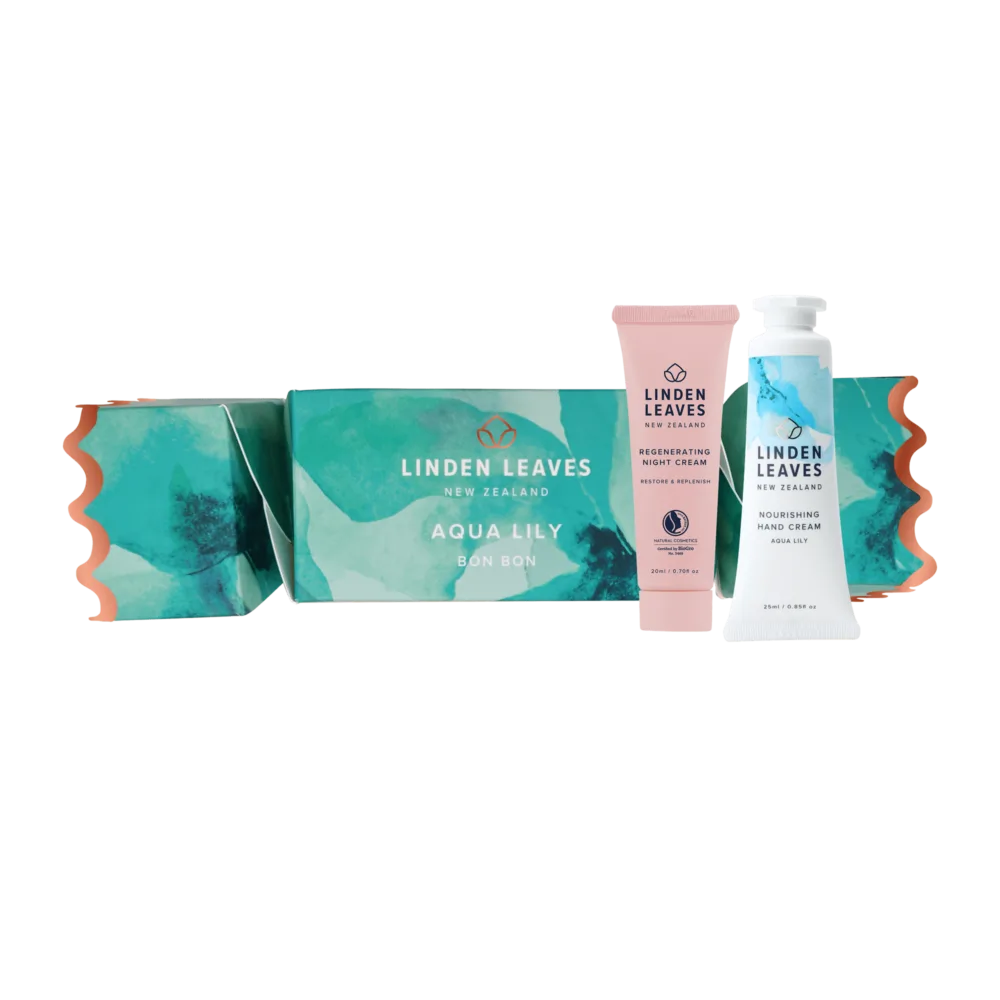 Aqua Lily Bon Bon 2pc-Linden Leaves-Matakana Pharmacy