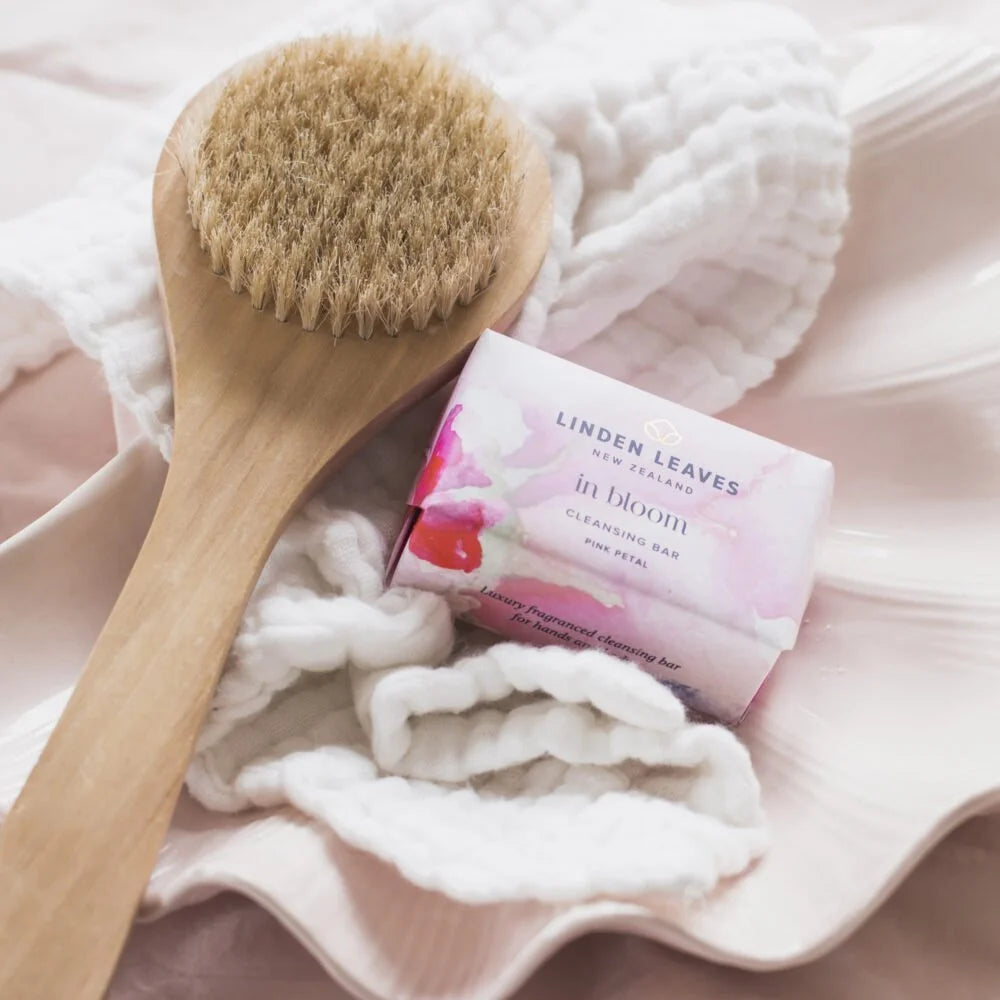 Pink Petal Cleansing Bar 100g-Linden Leaves-Matakana Pharmacy