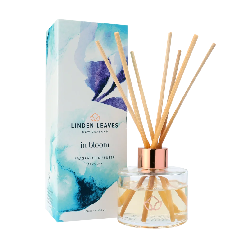Aqua Lily Fragrance Diffuser 100ml-Linden Leaves-Matakana Pharmacy