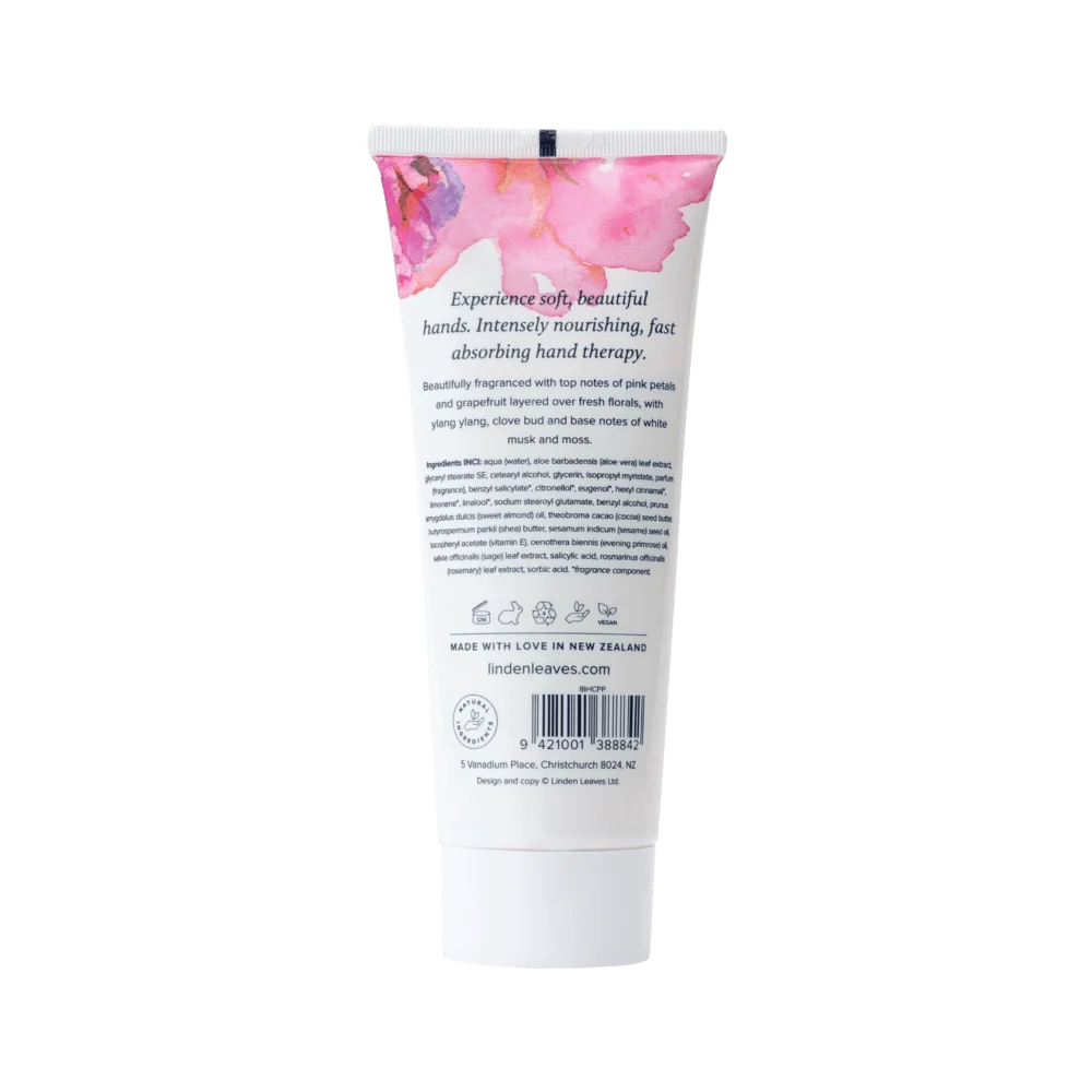 Pink Petal Hand Cream 100ml-Linden Leaves-Matakana Pharmacy
